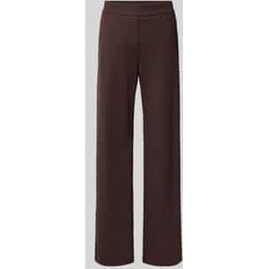 Loose fit stoffen broek van viscosemix, model 'Chiara'