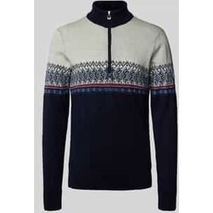 Wollen pullover met schipperskraag