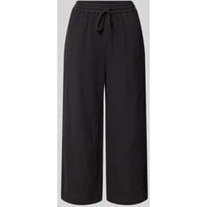 Stoffen broek met structuurmotief, model 'THYRA'