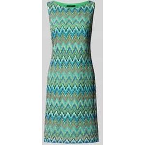 Mini-kokerjurk in all-over look