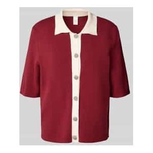 Regular fit cardigan van viscosemix, model 'Loro'