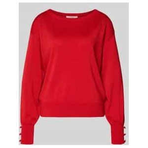 Gebreide pullover met sierknopen, model 'MOBBE'