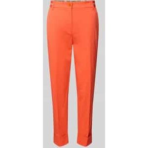 Regular fit broek met verkorte pasvorm en steekzakken