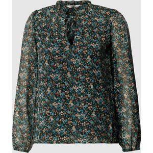 Blouse met all-over motief, model 'DITSY'