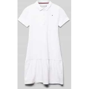 Jurk met logostitching, model 'ESSENTIAL'