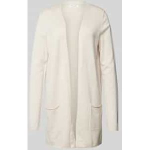 Gebreid jack met opengewerkte voorkant