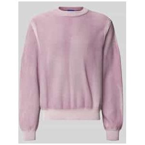 Regular fit gebreide pullover van puur katoen, model 'SEBU'