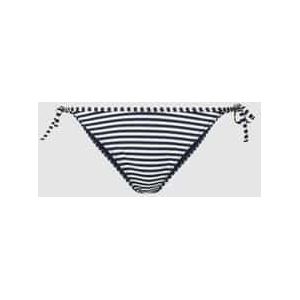 Tommy Hilfiger - Swimwear - Bikinibroekje - Dark night and wht - Cheeky String Side Tie Print