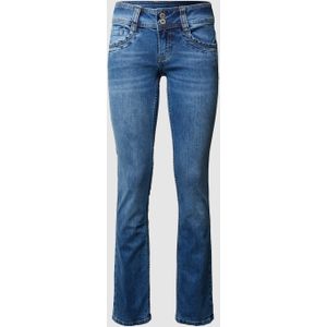 Straight fit jeans met stretch, model 'Gen'