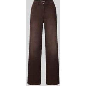 Wide leg jeans van katoenmix, model 'JUICY'