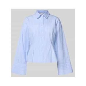 Regular fit overhemdblouse met streepmotief