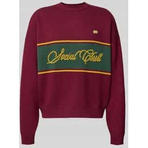 Gebreide pullover met ronde hals