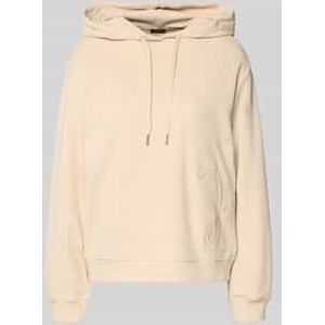 Hoodie met labelstitching, model 'Tansu'