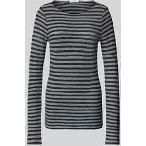 Slim fit shirt met lange mouwen van puur katoen