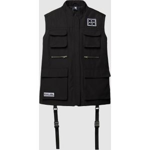 Gilet met labelpatches