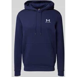 Hoodie met labelstitching