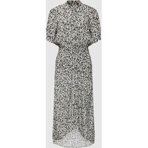 Midi-jurk met all-over bloemenmotief, model 'RIMA'