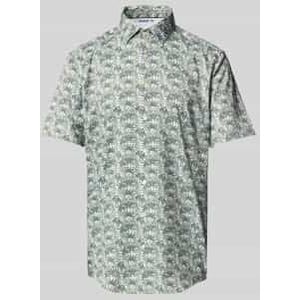 Slim fit zakelijk overhemd met knoopsluiting