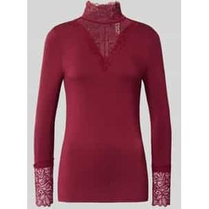 Slim fit shirt met lange mouwen van lyocellmix, model 'Marica'