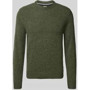 Brax - Model 'Rick' - Gebreide Pullover - Wolmix - Regular Fit