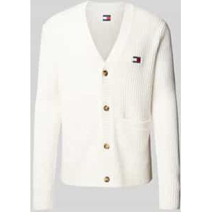 Cardigan met labelbadge