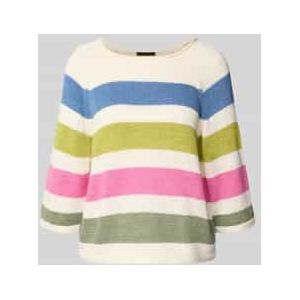 Gebreide pullover van katoenmix