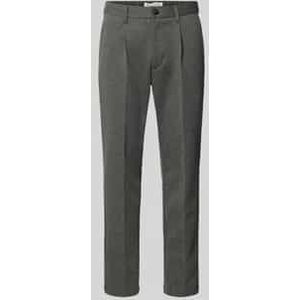 Regular fit bandplooibroek met viscose