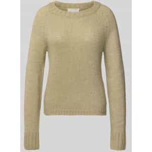 Gebreide pullover van kasjmiermix met ronde hals