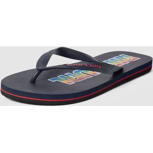 Teenslippers met labelprint, model 'ICONS'