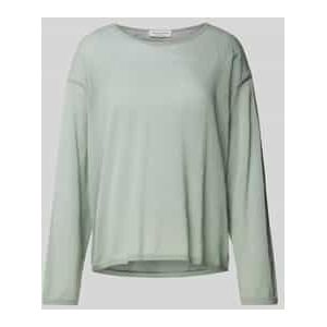 Gebreide pullover met extra brede schouders