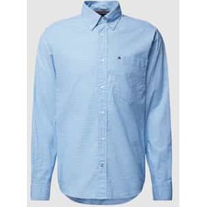 Regular fit vrijetijdsoverhemd met rasterruit, model 'HOUNDSTOOTH'