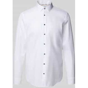 Super slim fit zakelijk overhemd met kentkraag