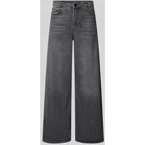 Wide leg jeans met 5-pocketmodel, model 'Dicte'