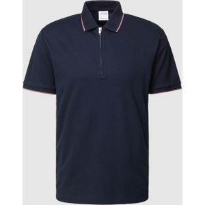 Poloshirt met korte ritssluiting