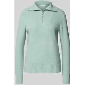 Gebreide pullover met schipperskraag