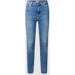Jeans met labeldetails, model 'Harlem'