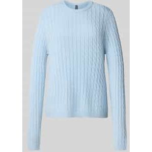 Regular fit gebreide pullover van viscosemix, model 'FIA'