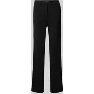 Regular fit stoffen broek met ceintuurlussen, model 'ZAMIRA'