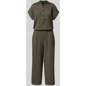 OPUS - Melti polo - Jumpsuit - Met Structuurmotief