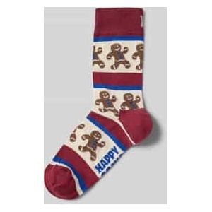 Sokken met een all-over look model 'Gingerbread Stripe'