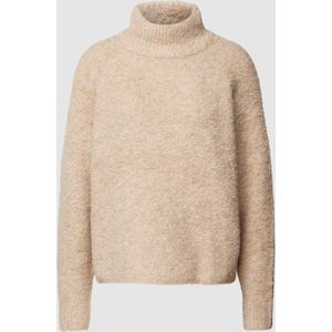 Gebreide pullover met opstaande kraag