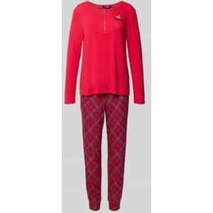 Relaxed fit pyjama met viscose