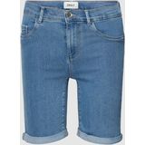 Korte jeans met vaste omslag aan de pijpen, model 'RAIN'