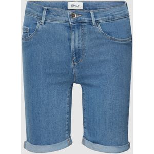 Korte jeans met vaste omslag aan de pijpen, model 'RAIN'