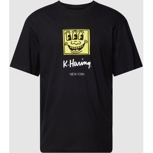 T-shirt met Keith Haring®-motiefprint, model 'KEITHARING'