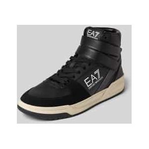 Ea7 Emporio Armani - Baseline High - Sneakers - Halfhoog - Leren Bovenwerk