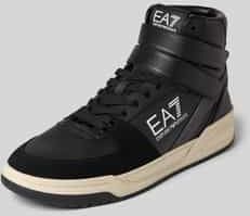 Ea7 Emporio Armani - Baseline High - Sneakers - Halfhoog - Leren Bovenwerk
