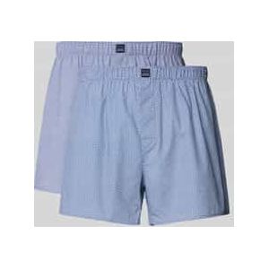 Boxershort met labelpatch in een set van 2 stuks