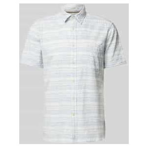 Slim fit vrijetijdsoverhemd met streepmotief