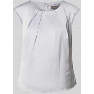 Blouseshirt met platte plooien